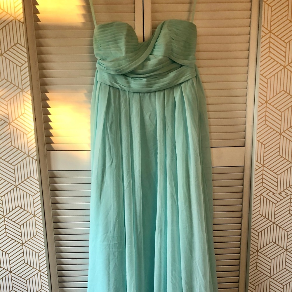 Sea foam Chiffon Bridesmaid Dress